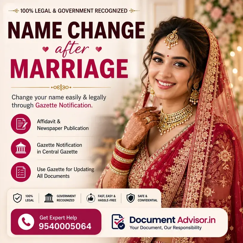Name change after marriage in India: a registered marriage certificate with the Aadhaar, PAN and passport records it is used to update
